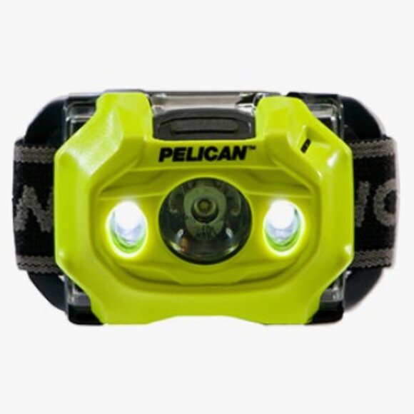 Pelican 2765 Yellow 155 Lumens LED Head Lamp Hands Free Industrial Flashlight - Picture 12 of 14